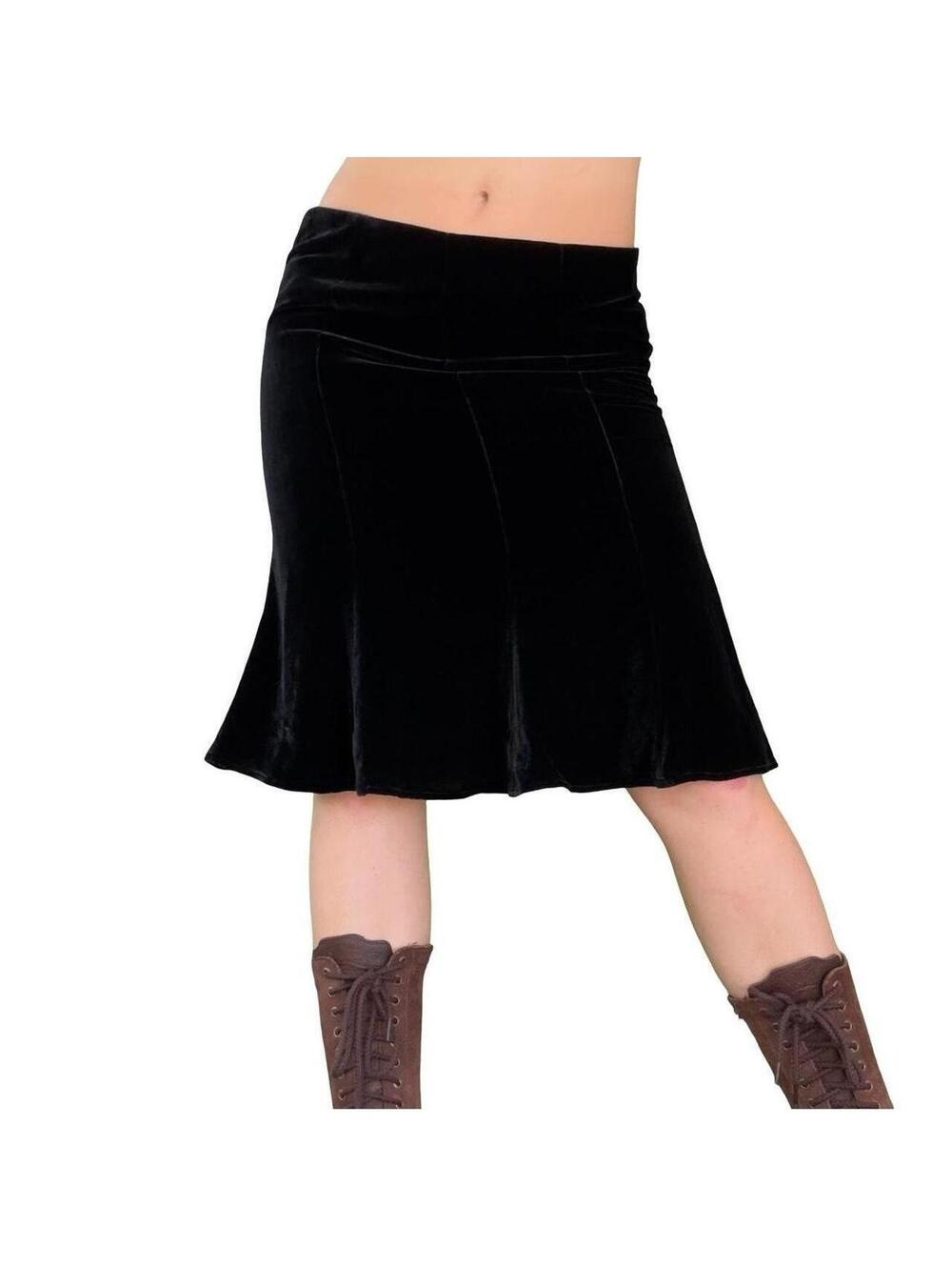 Y2K TRAD GOTH MINIMALIST SKIRT